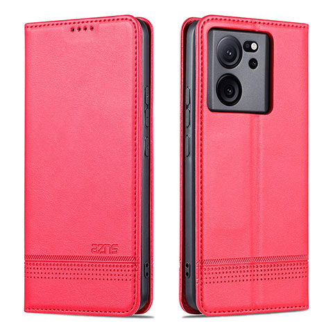 Custodia Portafoglio In Pelle Cover con Supporto YZ1 per Xiaomi Mi 13T 5G Rosa Caldo