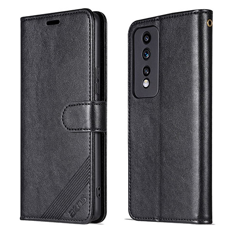 Custodia Portafoglio In Pelle Cover con Supporto YZ3 per Huawei Honor 80 GT 5G Nero