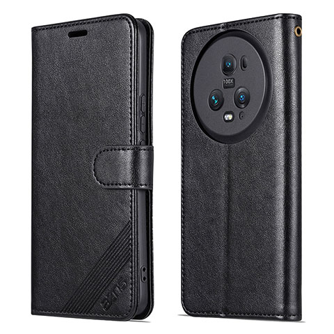 Custodia Portafoglio In Pelle Cover con Supporto YZ3 per Huawei Honor Magic5 Pro 5G Nero