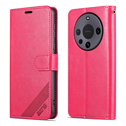 Custodia Portafoglio In Pelle Cover con Supporto YZ3 per Huawei Mate 60 Rosa Caldo