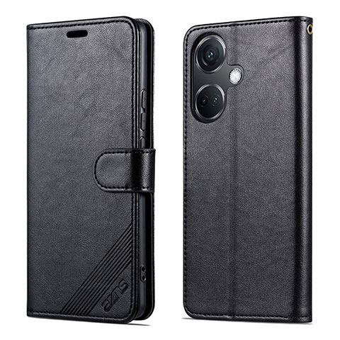 Custodia Portafoglio In Pelle Cover con Supporto YZ3 per OnePlus Nord CE 3 5G Nero