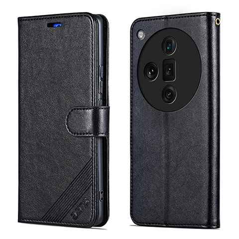 Custodia Portafoglio In Pelle Cover con Supporto YZ3 per Oppo Find X7 Ultra 5G Nero