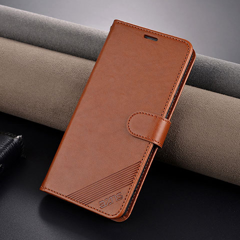 Custodia Portafoglio In Pelle Cover con Supporto YZ3 per Xiaomi Redmi Note 13 Pro 5G Marrone