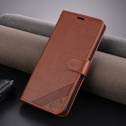 Custodia Portafoglio In Pelle Cover con Supporto YZ4 per Huawei Mate 60 Marrone