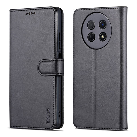 Custodia Portafoglio In Pelle Cover con Supporto YZ4 per Huawei Nova Y91 Nero