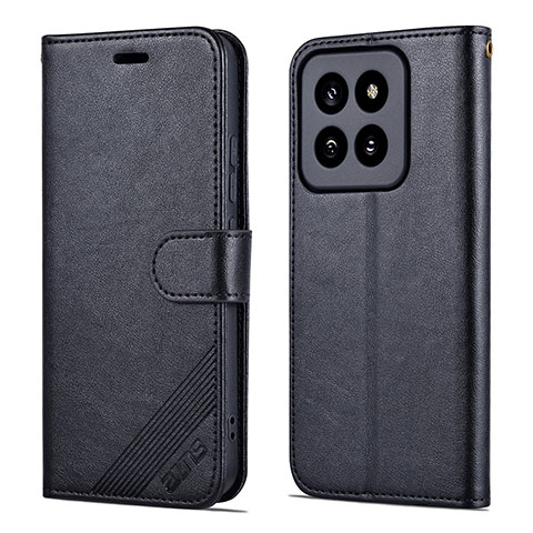 Custodia Portafoglio In Pelle Cover con Supporto YZ4 per Xiaomi Mi 14 Pro 5G Nero