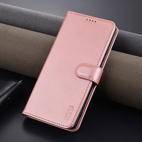 Custodia Portafoglio In Pelle Cover con Supporto YZ5 per Oppo A2 Pro 5G Oro Rosa