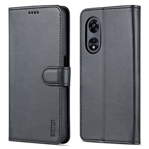 Custodia Portafoglio In Pelle Cover con Supporto YZ5 per Oppo A58 5G Nero