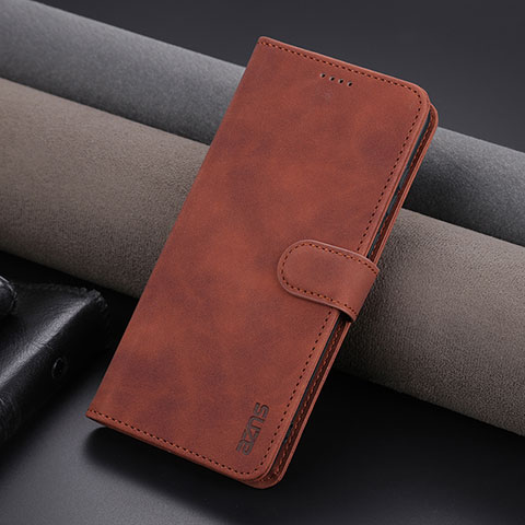 Custodia Portafoglio In Pelle Cover con Supporto YZ6 per Huawei Nova 11 Ultra Marrone