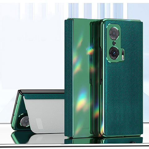 Custodia Portafoglio In Pelle Cover con Supporto ZL2 per Huawei Honor Magic V 5G Verde