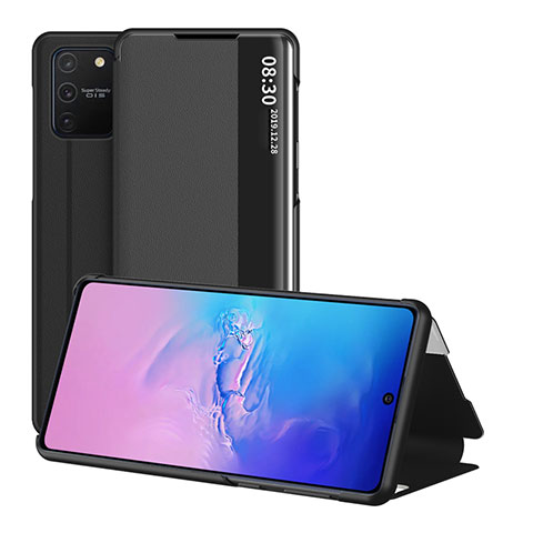 Custodia Portafoglio In Pelle Cover con Supporto ZL2 per Samsung Galaxy S10 Lite Nero