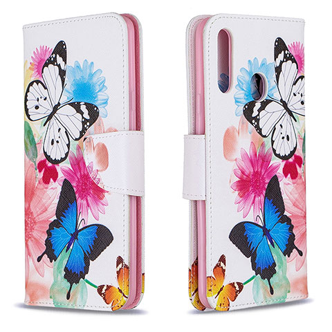 Custodia Portafoglio In Pelle Fantasia Modello Cover con Supporto B01F per Samsung Galaxy A20s Colorato