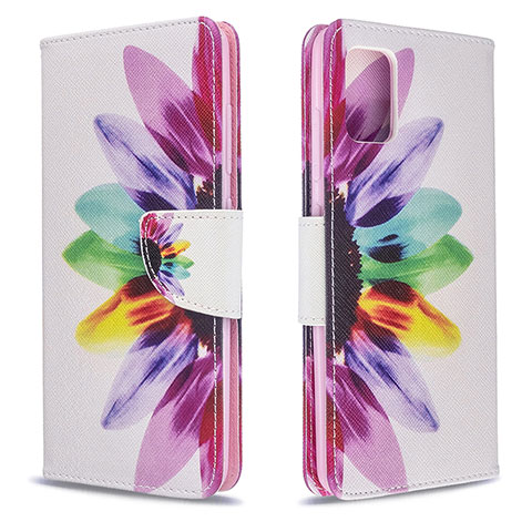 Custodia Portafoglio In Pelle Fantasia Modello Cover con Supporto B01F per Samsung Galaxy M40S Multicolore