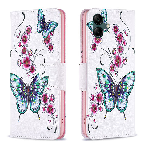 Custodia Portafoglio In Pelle Fantasia Modello Cover con Supporto B03F per Samsung Galaxy A04 4G Colorato