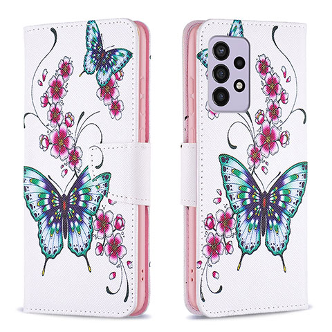 Custodia Portafoglio In Pelle Fantasia Modello Cover con Supporto B03F per Samsung Galaxy A33 5G Colorato