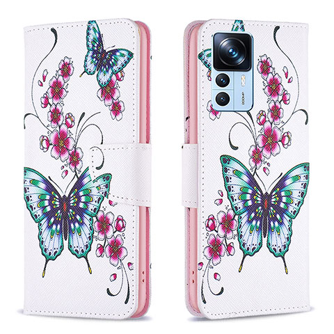 Custodia Portafoglio In Pelle Fantasia Modello Cover con Supporto B03F per Xiaomi Redmi K50 Ultra 5G Colorato