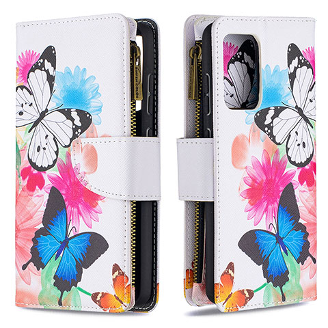 Custodia Portafoglio In Pelle Fantasia Modello Cover con Supporto B04F per Samsung Galaxy A52 4G Colorato