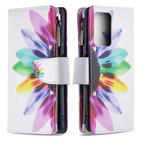 Custodia Portafoglio In Pelle Fantasia Modello Cover con Supporto B04F per Xiaomi Mi 11T 5G Multicolore