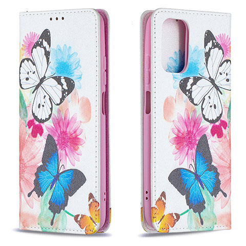 Custodia Portafoglio In Pelle Fantasia Modello Cover con Supporto B05F per Xiaomi Poco M5S Colorato