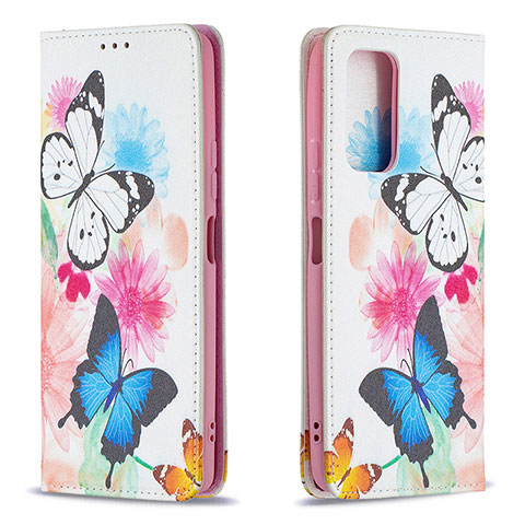 Custodia Portafoglio In Pelle Fantasia Modello Cover con Supporto B05F per Xiaomi Redmi Note 10 Pro 4G Colorato