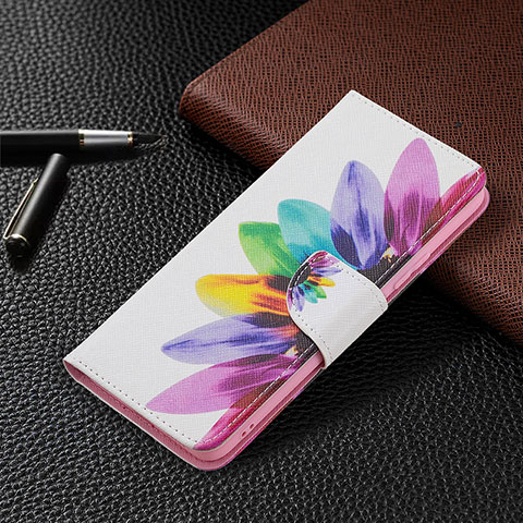 Custodia Portafoglio In Pelle Fantasia Modello Cover con Supporto BF4 per Xiaomi Redmi Note 10 Pro 4G Multicolore