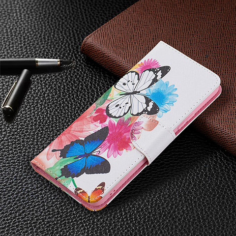 Custodia Portafoglio In Pelle Fantasia Modello Cover con Supporto BF4 per Xiaomi Redmi Note 10 Pro Max Colorato