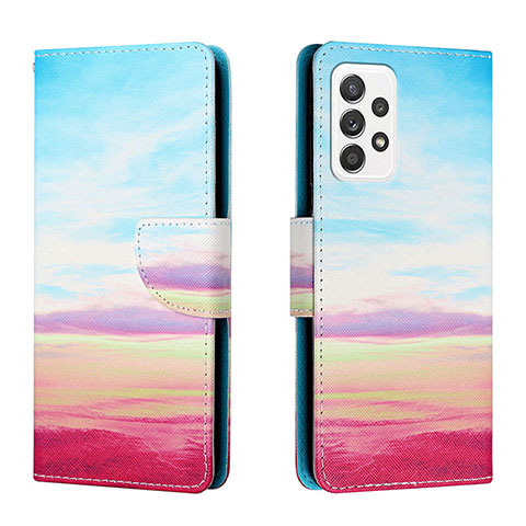 Custodia Portafoglio In Pelle Fantasia Modello Cover con Supporto H02X per Samsung Galaxy A53 5G Colorato