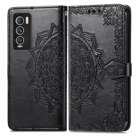 Custodia Portafoglio In Pelle Fantasia Modello Cover con Supporto per Realme GT Master Explorer 5G Nero