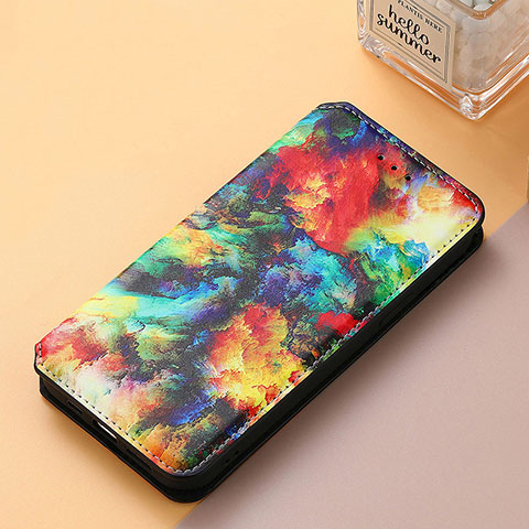 Custodia Portafoglio In Pelle Fantasia Modello Cover con Supporto S06D per Huawei Honor Magic5 5G Multicolore