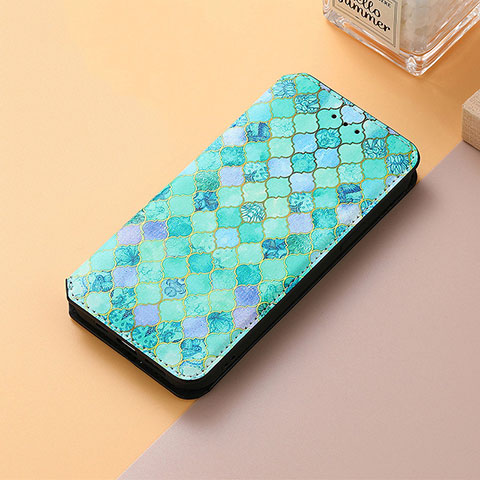 Custodia Portafoglio In Pelle Fantasia Modello Cover con Supporto S06D per Huawei Nova 10 Pro Verde