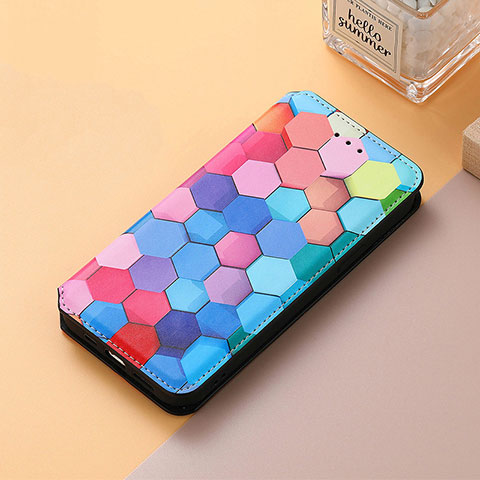 Custodia Portafoglio In Pelle Fantasia Modello Cover con Supporto S06D per Huawei Nova 10 SE Colorato