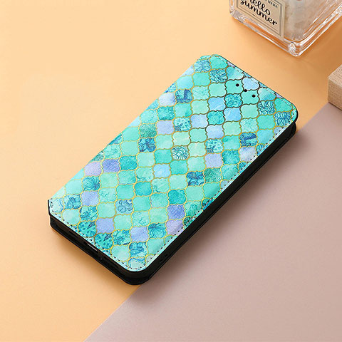 Custodia Portafoglio In Pelle Fantasia Modello Cover con Supporto S06D per Huawei Nova 10 SE Verde