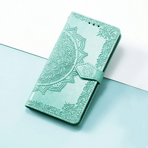 Custodia Portafoglio In Pelle Fantasia Modello Cover con Supporto S07D per Huawei Honor Magic3 5G Verde