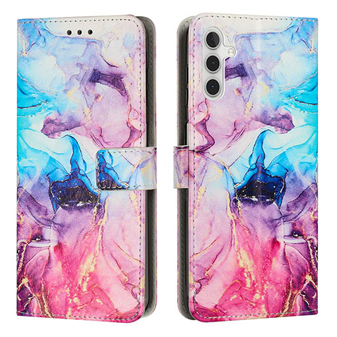 Custodia Portafoglio In Pelle Fantasia Modello Cover con Supporto Y01X per Samsung Galaxy A04s Multicolore