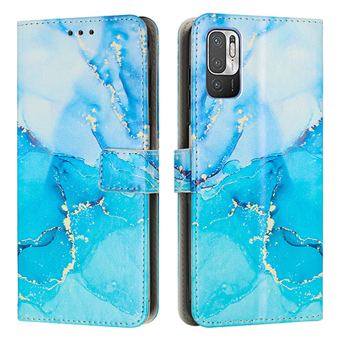 Custodia Portafoglio In Pelle Fantasia Modello Cover con Supporto Y01X per Xiaomi Redmi Note 11 SE 5G Blu