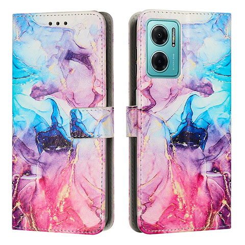 Custodia Portafoglio In Pelle Fantasia Modello Cover con Supporto Y01X per Xiaomi Redmi Note 11E 5G Multicolore