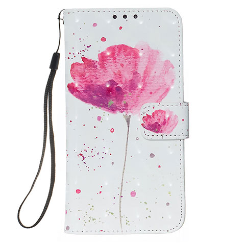 Custodia Portafoglio In Pelle Fantasia Modello Cover con Supporto Y03B per Samsung Galaxy A01 SM-A015 Rosa