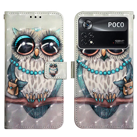 Custodia Portafoglio In Pelle Fantasia Modello Cover con Supporto Y03B per Xiaomi Redmi Note 11E Pro 5G Multicolore