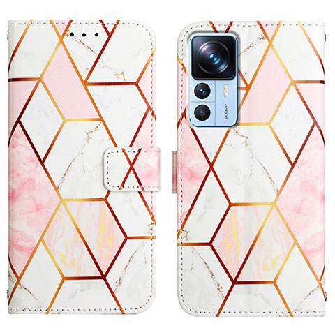 Custodia Portafoglio In Pelle Fantasia Modello Cover con Supporto Y04B per Xiaomi Redmi K50 Ultra 5G Bianco