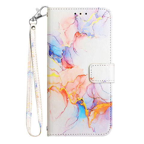 Custodia Portafoglio In Pelle Fantasia Modello Cover con Supporto YB4 per Xiaomi Redmi Note 12 5G Blu