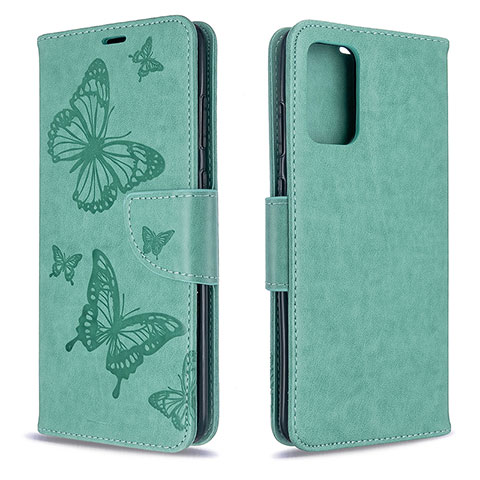 Custodia Portafoglio In Pelle Farfalla Cover con Supporto B01F per Samsung Galaxy S20 5G Verde