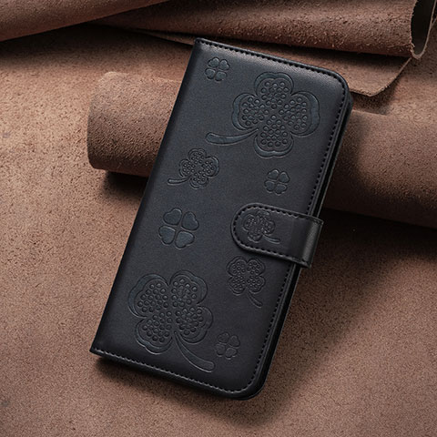 Custodia Portafoglio In Pelle Fiori Cover con Supporto BF1 per Xiaomi Redmi K60 Pro 5G Nero