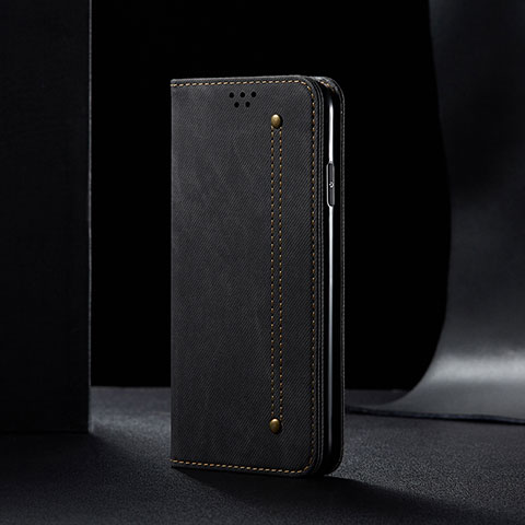 Custodia Portafoglio In stoffa con Supporto B01S per Xiaomi Mi 11i 5G Nero