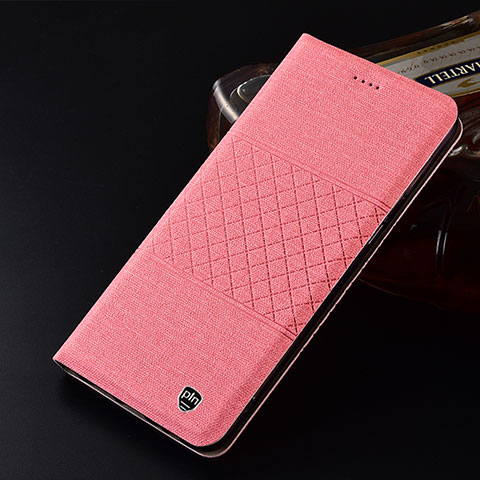 Custodia Portafoglio In stoffa con Supporto H13P per Samsung Galaxy M80S Rosa