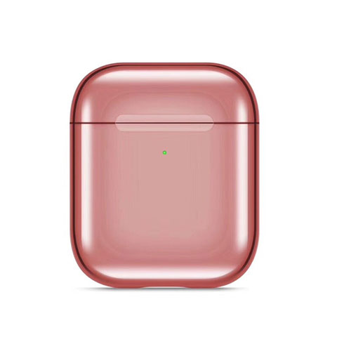 Custodia Portatile con Moschettone per AirPods Custodia di Ricarica C07 Oro Rosa