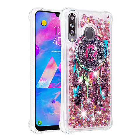 Custodia Silicone Cover Morbida Bling-Bling S01 per Samsung Galaxy A40s Colorato