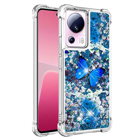 Custodia Silicone Cover Morbida Bling-Bling S01 per Xiaomi Civi 2 5G Blu