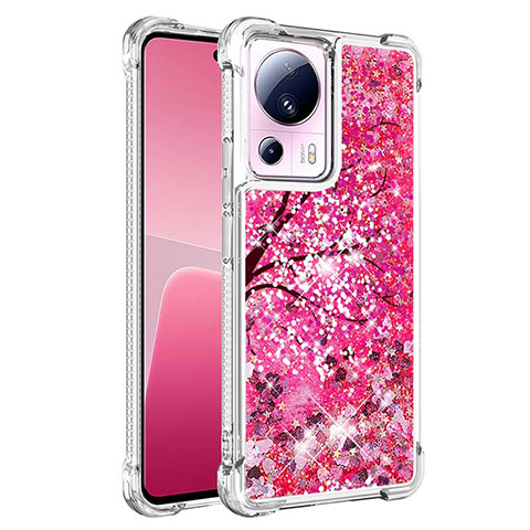 Custodia Silicone Cover Morbida Bling-Bling S01 per Xiaomi Civi 2 5G Rosa Caldo