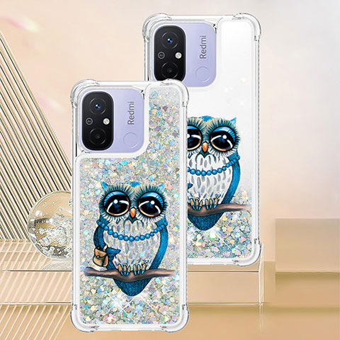 Custodia Silicone Cover Morbida Bling-Bling S01 per Xiaomi Redmi 11A 4G Multicolore