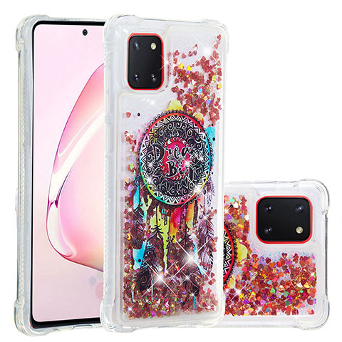 Custodia Silicone Cover Morbida Bling-Bling S03 per Samsung Galaxy M60s Multicolore